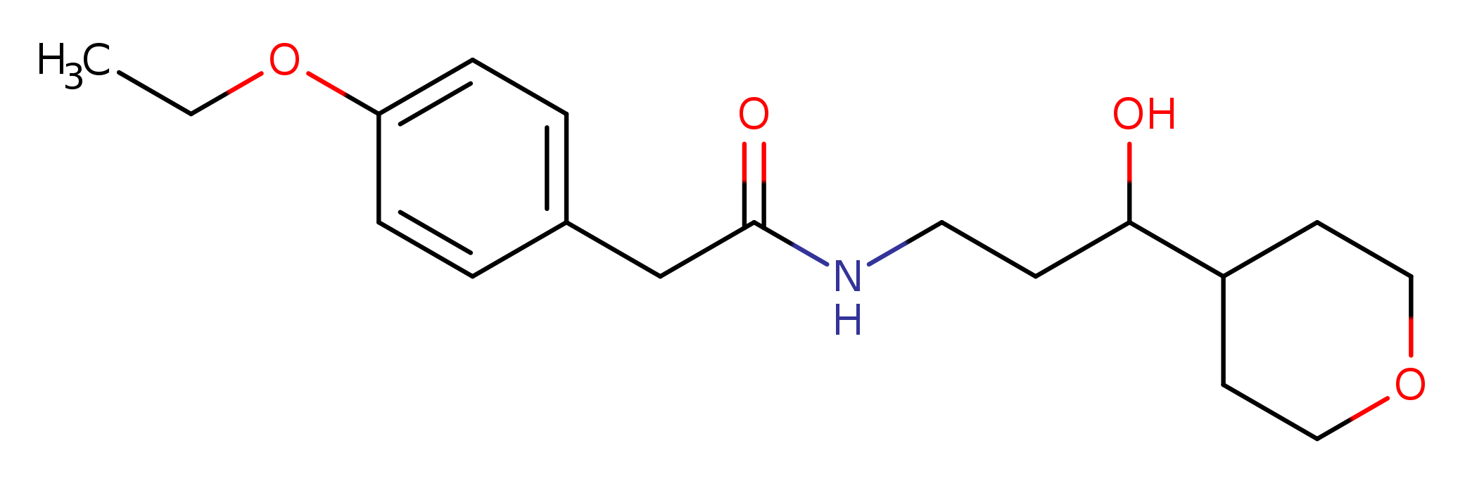 2-(4-ethoxyphenyl)-N-[3-hydroxy-3-(oxan-4-yl)propyl]acetamide