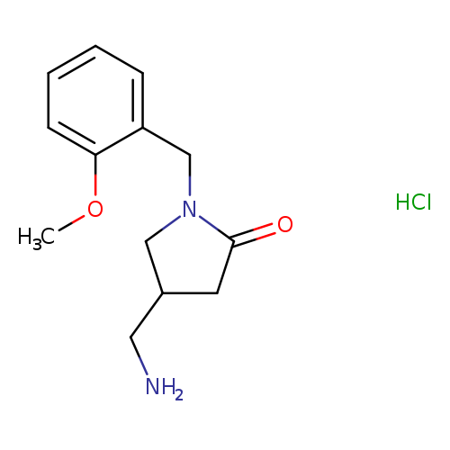 (4R)-4-(aminomethyl)-1-[(2-methoxyphenyl)methyl]pyrrolidin-2-one