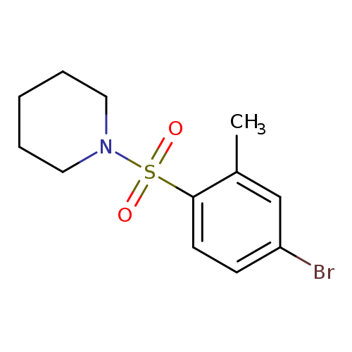 1-(4-bromo-2-methylphenyl)sulfonylpiperidine