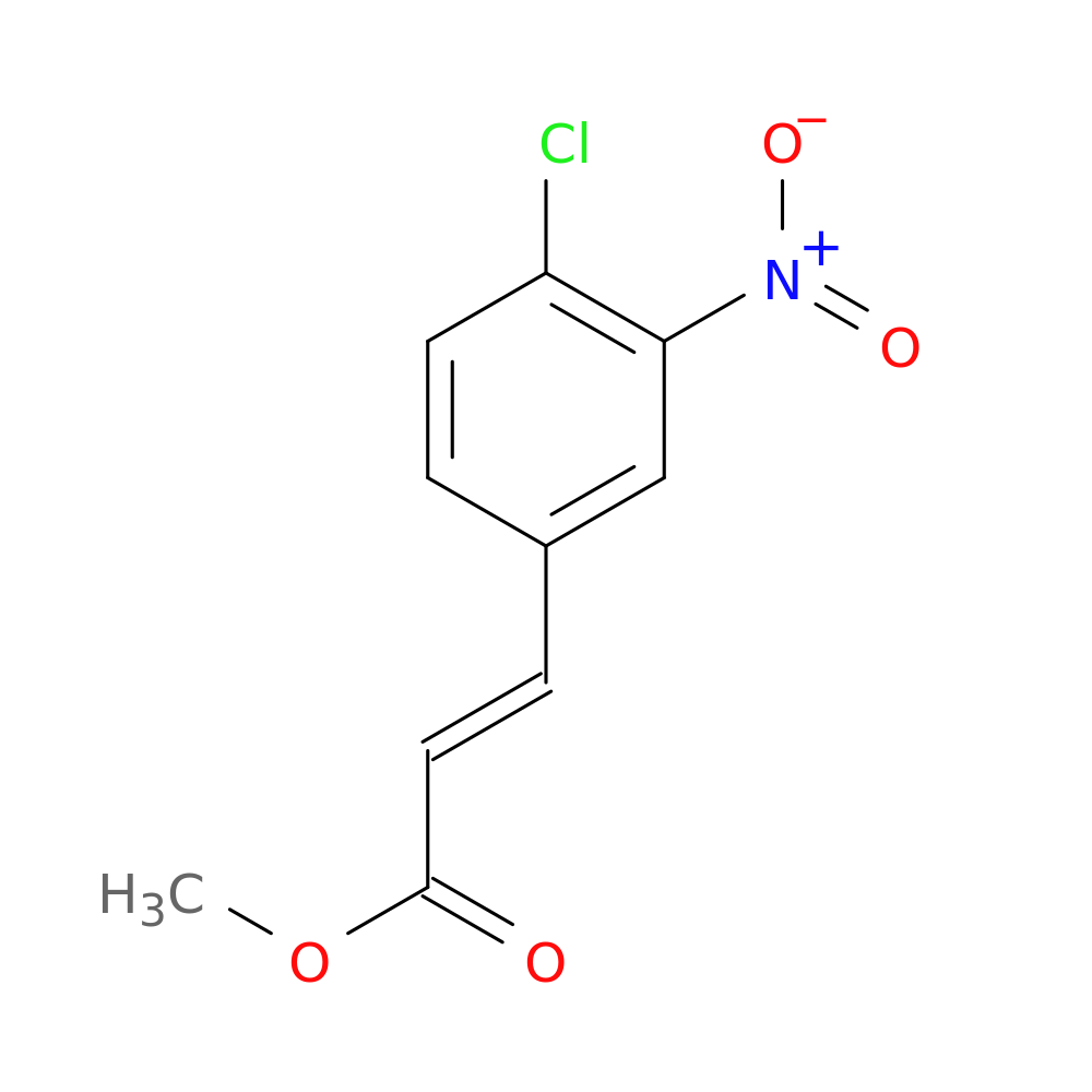methyl (2E)-3-(4-chloro-3-nitrophenyl)prop-2-enoate