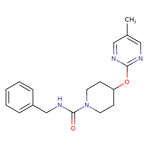 N-benzyl-4-[(5-methylpyrimidin-2-yl)oxy]piperidine-1-carboxamide