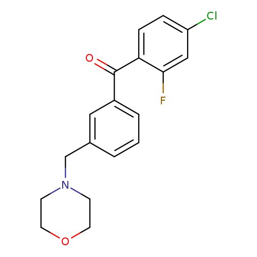 4-Chloro-2-fluoro-3'-morpholinomethyl benzophenone