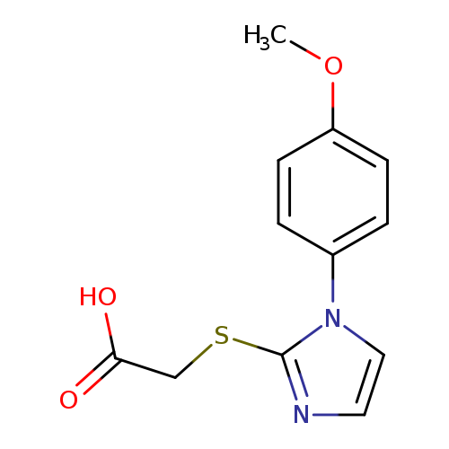 2-((1-(4-Methoxyphenyl)-1H-imidazol-2-yl)thio)acetic acid