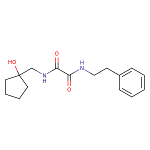 N-[(1-hydroxycyclopentyl)methyl]-N'-(2-phenylethyl)ethanediamide