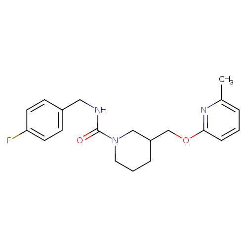 N-[(4-fluorophenyl)methyl]-3-{[(6-methylpyridin-2-yl)oxy]methyl}piperidine-1-carboxamide