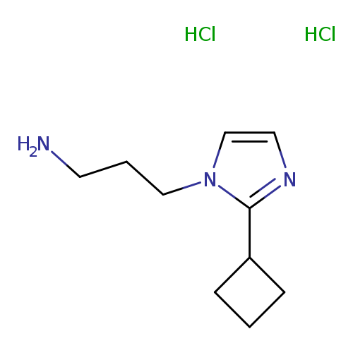 3-(2-cyclobutyl-1H-imidazol-1-yl)propan-1-amine dihydrochloride