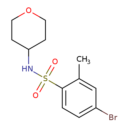4-Bromo-2-methyl-n-(tetrahydro-2h-pyran-4-yl)benzenesulfonamide