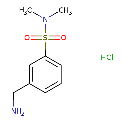 3-(aminomethyl)-N,N-dimethylbenzene-1-sulfonamide hydrochloride