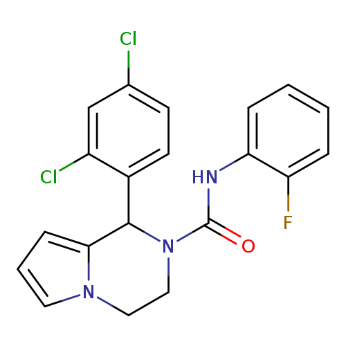 1-(2,4-dichlorophenyl)-N-(2-fluorophenyl)-1H,2H,3H,4H-pyrrolo[1,2-a]pyrazine-2-carboxamide