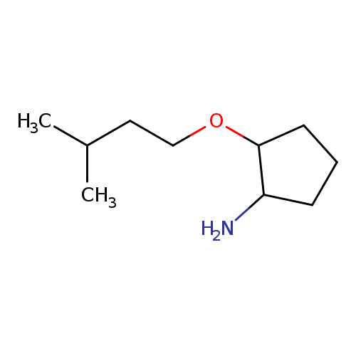 2-(3-methylbutoxy)cyclopentan-1-amine