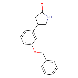 4-[3-(benzyloxy)phenyl]pyrrolidin-2-one