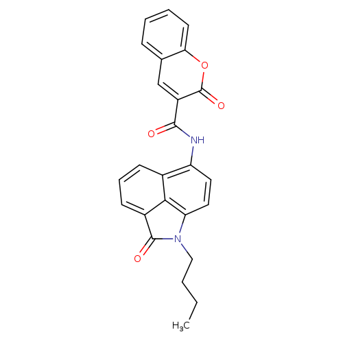 N-{2-butyl-3-oxo-2-azatricyclo[6.3.1.0^{4,12}]dodeca-1(11),4,6,8(12),9-pentaen-9-yl}-2-oxo-2H-chromene-3-carboxamide