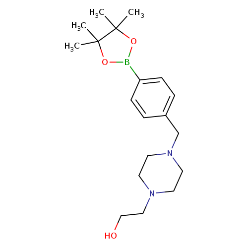 2-(4-(4-(4,4,5,5-Tetramethyl-1,3,2-dioxaborolan-2-yl)benzyl)piperazin-1-yl)ethanol