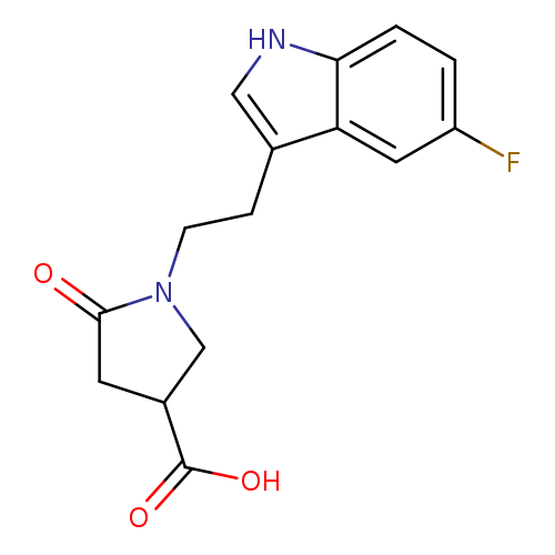 1-[2-(5-Fluoro-1h-indol-3-yl)ethyl]-5-oxopyrrolidine-3-carboxylic acid