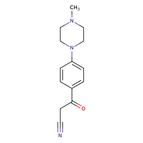 3-[4-(4-methylpiperazin-1-yl)phenyl]-3-oxopropanenitrile