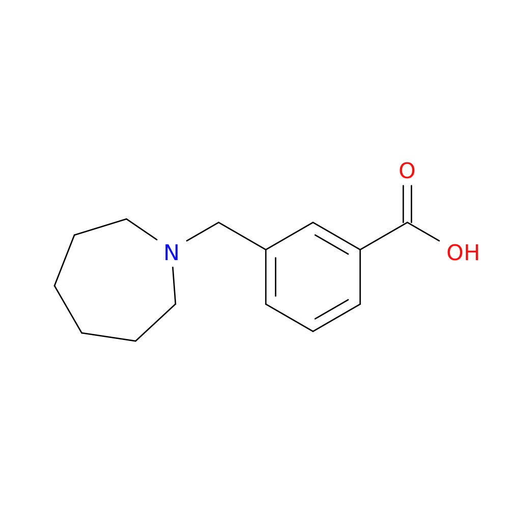 3-(1-azepanylmethyl)benzoic acid