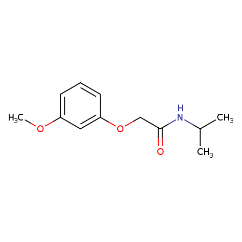 2-(3-methoxyphenoxy)-N-(propan-2-yl)acetamide