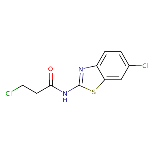 Propanamide, 3-chloro-N-(6-chloro-2-benzothiazolyl)-