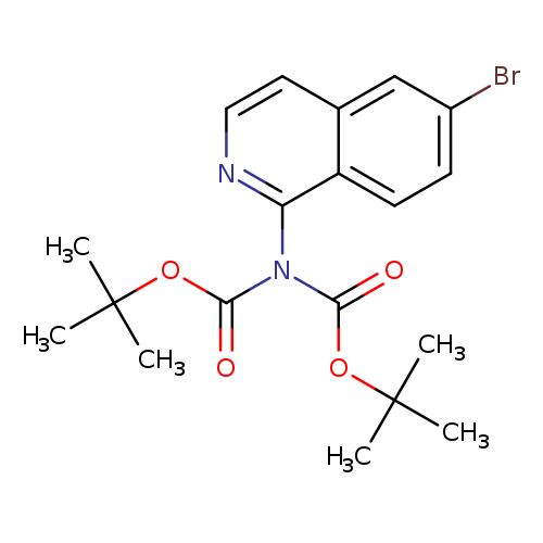 Imidodicarbonicacid,2-(6-bromo-1-isoquinolinyl)-,1,3-bis(1,1-dimethylethyl)ester
