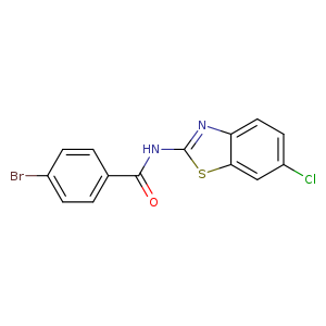 4-bromo-N-(6-chloro-1,3-benzothiazol-2-yl)benzamide