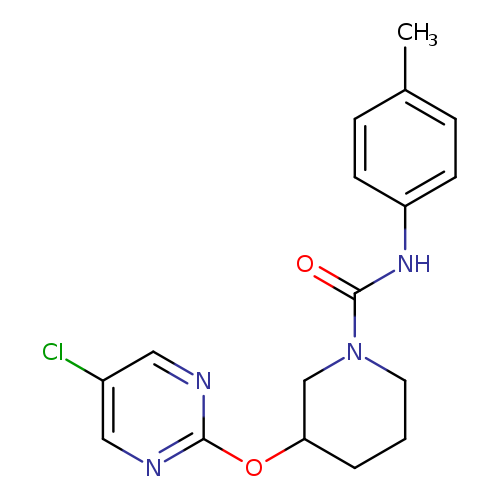 3-[(5-chloropyrimidin-2-yl)oxy]-N-(4-methylphenyl)piperidine-1-carboxamide