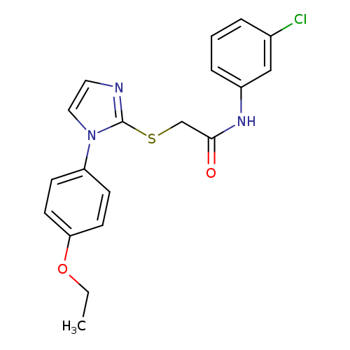 N-(3-chlorophenyl)-2-{[1-(4-ethoxyphenyl)-1H-imidazol-2-yl]sulfanyl}acetamide