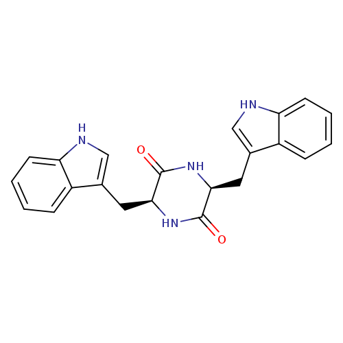 2,5-Piperazinedione, 3,6-bis(1H-indol-3-ylmethyl)-, (3S,6S)-
