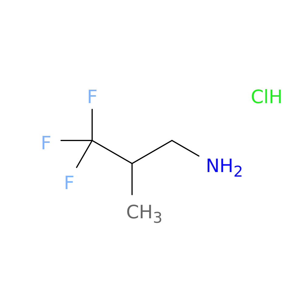 3,3,3-Trifluoro-2-methylpropan-1-amine hydrochloride
