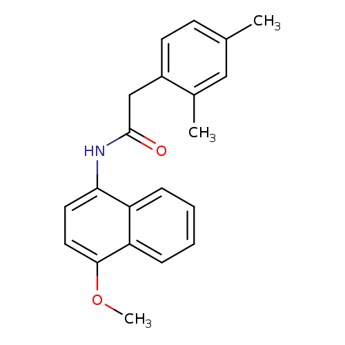2-(2,4-dimethylphenyl)-N-(4-methoxynaphthalen-1-yl)acetamide