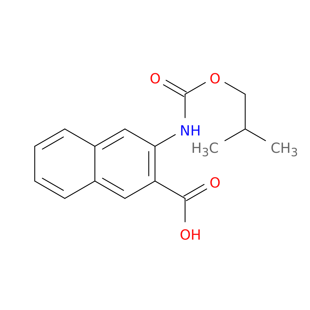 3-{[(2-methylpropoxy)carbonyl]amino}naphthalene-2-carboxylic acid