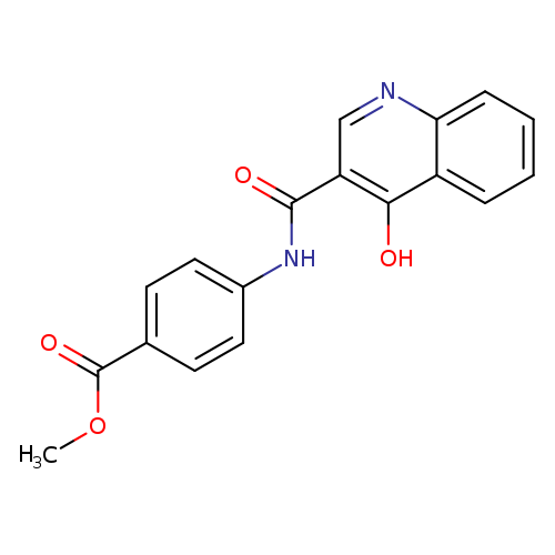 methyl 4-(4-hydroxyquinoline-3-amido)benzoate