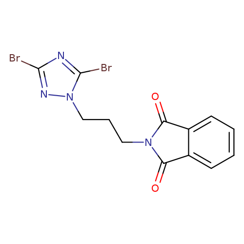 2-(3-(3,5-Dibromo-1H-1,2,4-triazol-1-yl)propyl)isoindoline-1,3-dione