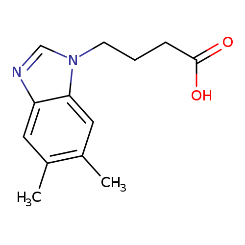 4-(5,6-dimethyl-1H-1,3-benzodiazol-1-yl)butanoic acid