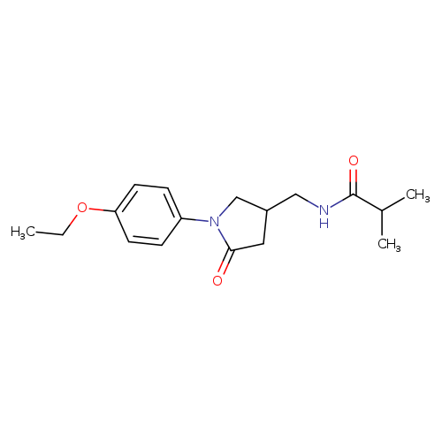 N-{[1-(4-ethoxyphenyl)-5-oxopyrrolidin-3-yl]methyl}-2-methylpropanamide