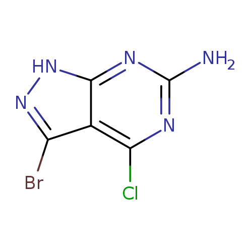3-Bromo-4-chloro-1H-pyrazolo[3,4-d]pyrimidin-6-amine