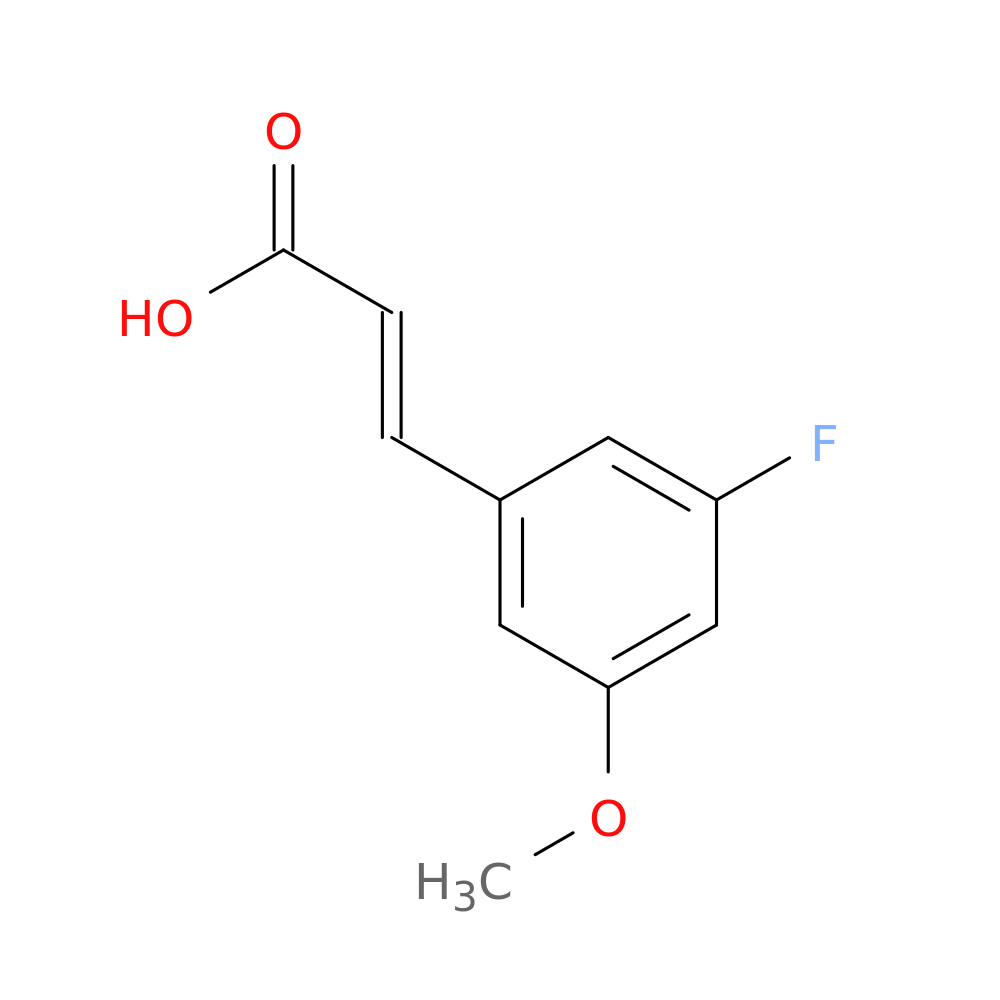 (2E)-3-(3-fluoro-5-methoxyphenyl)prop-2-enoic acid