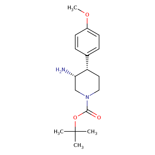 rac-tert-butyl (3r,4s)-3-amino-4-(4-methoxyphenyl)piperidine-1-carboxylate