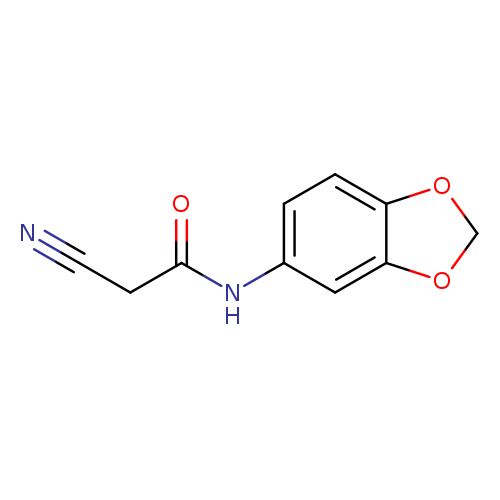 N-1,3-Benzodioxol-5-yl-2-cyanoacetamide