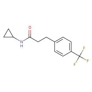 N-cyclopropyl-3-[4-(trifluoromethyl)phenyl]propanamide
