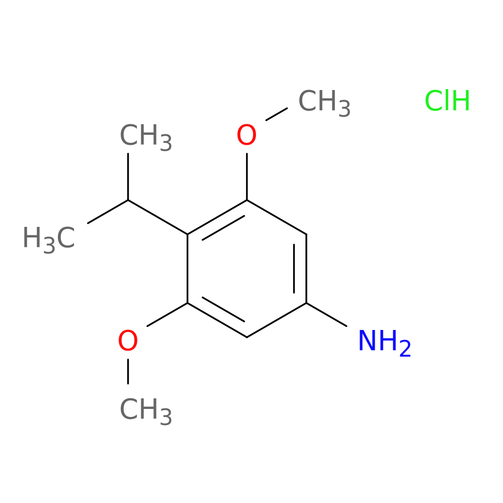 3,5-dimethoxy-4-(propan-2-yl)aniline hydrochloride