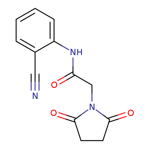 N-(2-cyanophenyl)-2-(2,5-dioxopyrrolidin-1-yl)acetamide