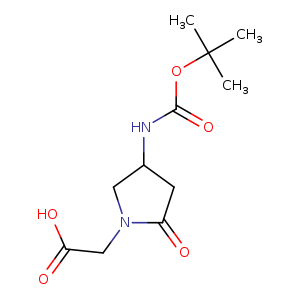 (4-tert-Butoxycarbonylamino-2-oxo-pyrrolidin-1-yl)-acetic acid