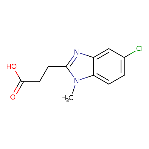 3-(5-Chloro-1-methyl-1H-benzo[d]imidazol-2-yl)propanoic acid
