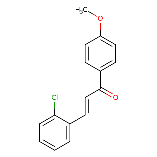(2E)-3-(2-chlorophenyl)-1-(4-methoxyphenyl)prop-2-en-1-one