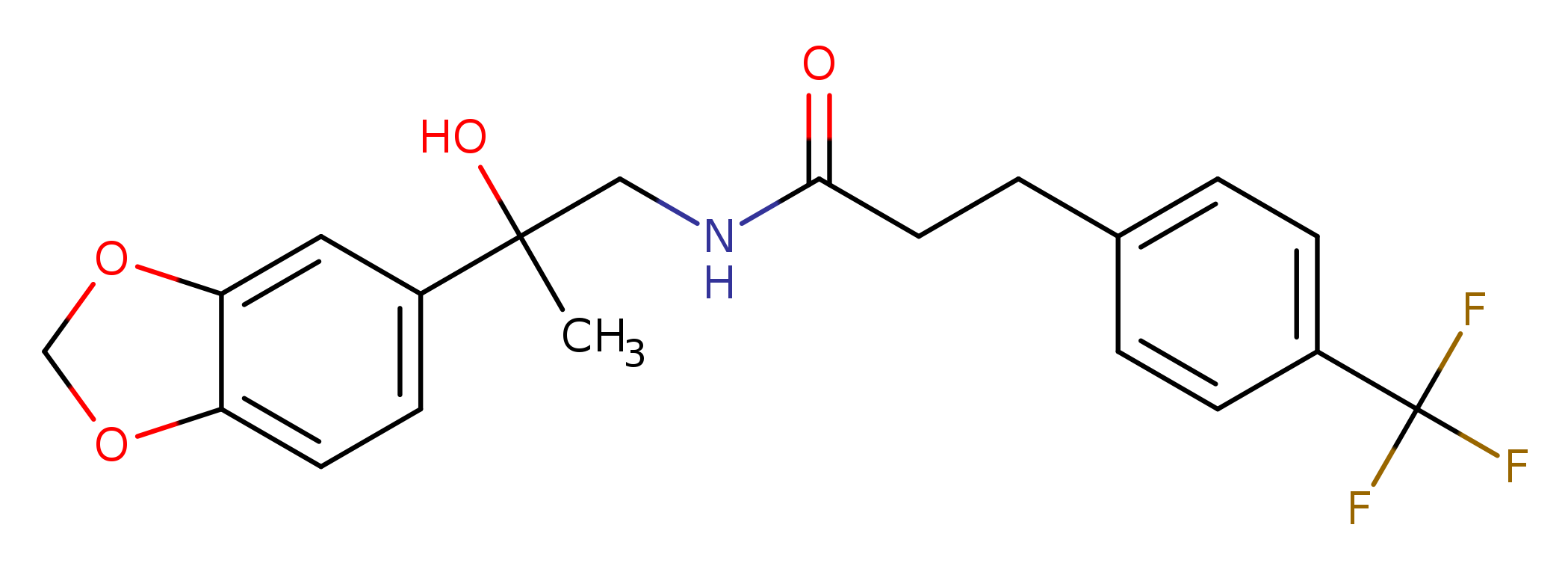 N-[2-(2H-1,3-benzodioxol-5-yl)-2-hydroxypropyl]-3-[4-(trifluoromethyl)phenyl]propanamide