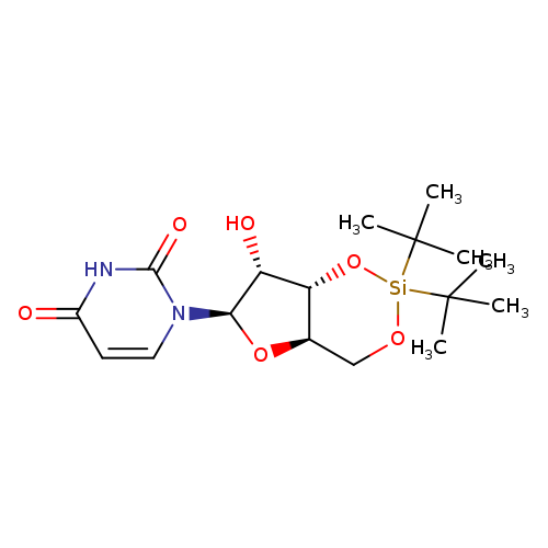 1-((4aR,6R,7R,7aS)-2,2-Di-tert-butyl-7-hydroxytetrahydro-4H-furo[3,2-d][1,3,2]dioxasilin-6-yl)pyrimidine-2,4(1H,3H)-dione
