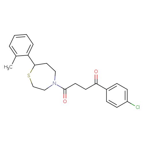 1-(4-chlorophenyl)-4-[7-(2-methylphenyl)-1,4-thiazepan-4-yl]butane-1,4-dione