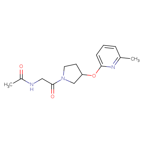 N-(2-{3-[(6-methylpyridin-2-yl)oxy]pyrrolidin-1-yl}-2-oxoethyl)acetamide