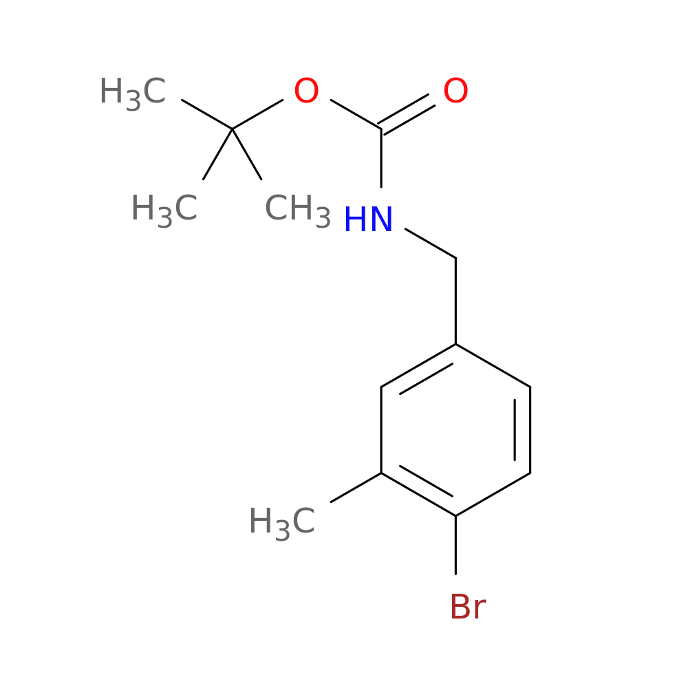 tert-Butyl N-[(4-bromo-3-methylphenyl)methyl]carbamate