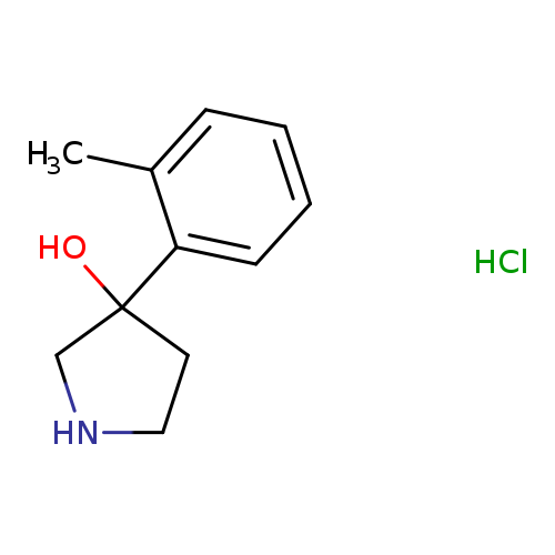 3-(2-Methylphenyl)-3-pyrrolidinol hydrochloride